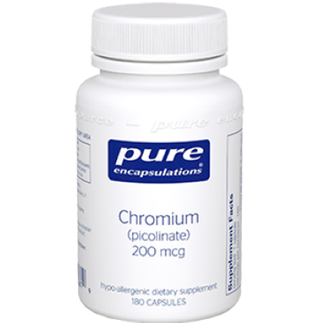 Pure Encapsulations Chromium (picolinate) 200 mcg 180 vcaps