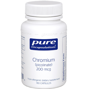 Pure Encapsulations Chromium (picolinate) 200 mcg 180 vcaps