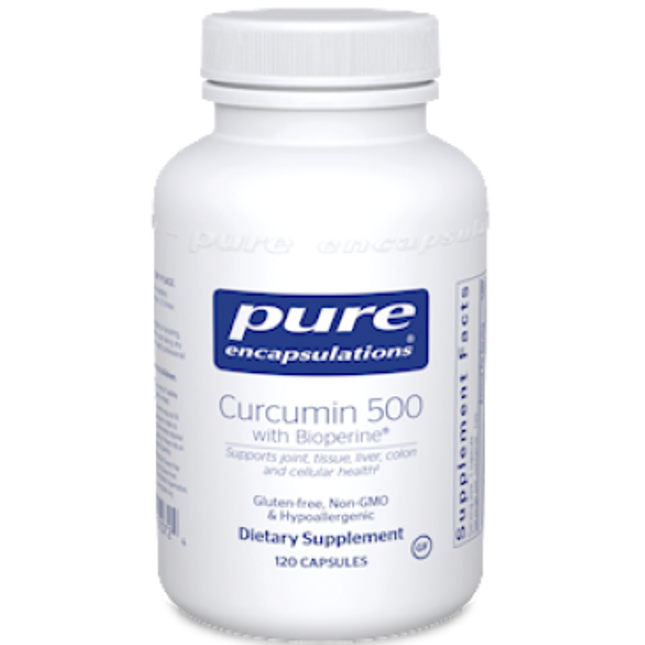 Pure Encapsulations Curcumin 500 with Bioperine 120 vcaps