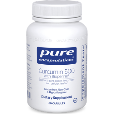 Pure Encapsulations Curcumin 500 with Bioperine 60 vcaps