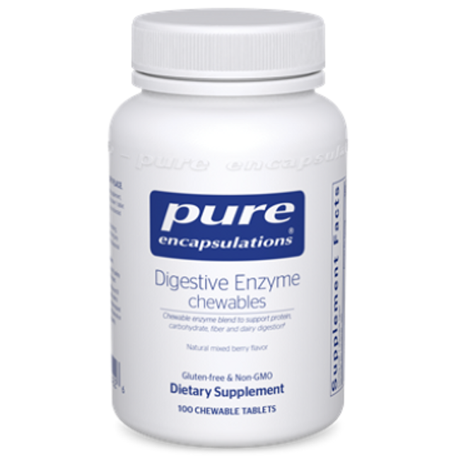 Pure Encapsulations Digestive Enzyme 100 chewable tabs