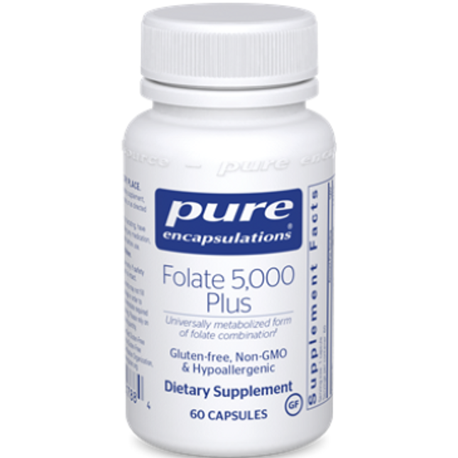 Pure Encapsulations Folate 5,000 Plus 60 caps
