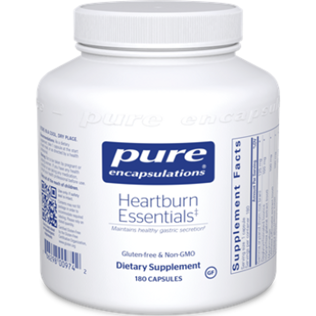 Pure Encapsulations Heartburn Essentials 180 caps