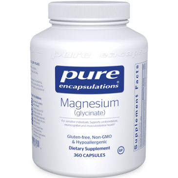 Pure Encapsulations Magnesium (glycinate) 120 mg 360 vcaps