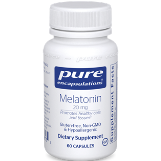 Pure Encapsulations Melatonin 20 mg 60 vcaps