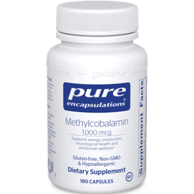 Pure Encapsulations Methylcobalamin 1000 mcg 180 vcaps