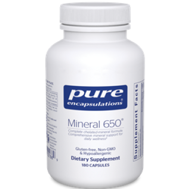 Pure Encapsulations Mineral 650 180 vcaps