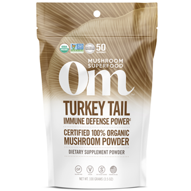 Om Mushrooms Turkey Tail (Trametes versicolor) 100 g