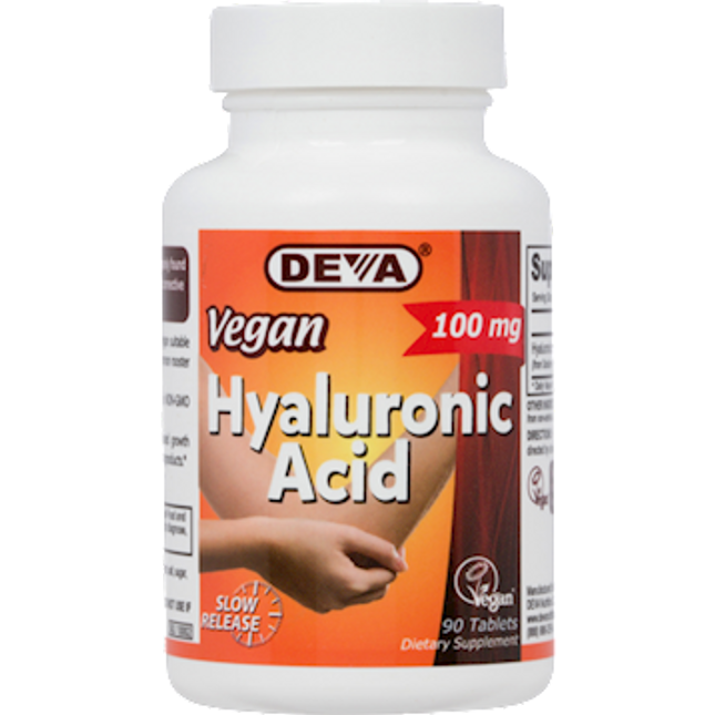 Deva Nutrition LLC Vegan Hyaluronic Acid 100 mg 90 tabs