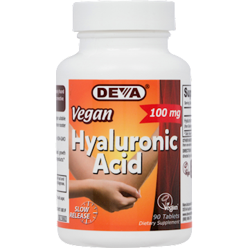 Deva Nutrition LLC Vegan Hyaluronic Acid 100 mg 90 tabs