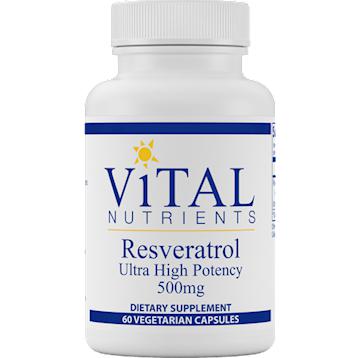 Vital Nutrients Resveratrol Ultra High Potency 60 vcaps
